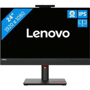 Lenovo ThinkVision T24v-30 LED-monitor Energielabel E (A - G) 61 cm (24 inch) 1920 x 1080 Pixel 16:9 6 ms VGA, HDMI, DisplayPort, USB-B, USB 2.0, USB 3.2 Gen 1