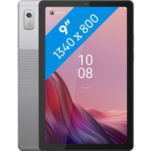 Lenovo Tab M9 - 64GB - Android 12 - Grijs + Clear Case & Screenprotector