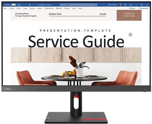 Lenovo ThinkVision S24i-30 LED display 60,5 cm (23.8") 1920 x 1080 Pixels Full HD Zwart