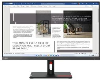 Lenovo ThinkVision S27iLED display ,6 (27") 1920 x 1080 Pixels Full HD Grijs