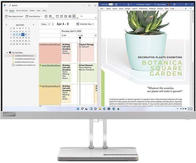 Lenovo L24e-40 - Full HD Monitor - AMD FreeSync - 100hz - 24 inch