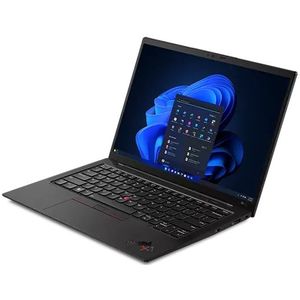 Lenovo ThinkPad X1 Carbon G11 13e generatie IntelÂ® Core i7-1355U-processor E-cores tot 3,70 GHz en P-cores tot 5,00 GHz, Windows 11 Pro 64, 512 GB SSD Performance TLC Opal - 21HM004FMB, Black