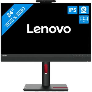 Lenovo ThinkCentre Tiny-In-One 24 LED display 60,5 cm (23.8 inch) 1920 x 1080 Pixels Full HD Zwart