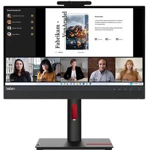 Lenovo ThinkCentre Tiny-In-One 22 Gen 5 LED display 54,6 cm (21.5") 1920 x 1080 Pixels Full HD Zwart