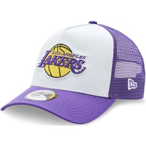 New Era A-Frame Los Angeles Lakers Cap - Blauw/Wit - Maat One Size - Unisex