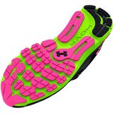 Under Armour - HOVR Infinite 4 - Hardloopschoenen - Black / Lime Surge / Rebel Pink - Heren
