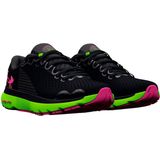 Under Armour - HOVR Infinite 4 - Hardloopschoenen - Black / Lime Surge / Rebel Pink - Heren