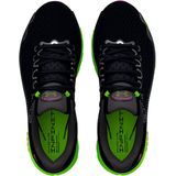 Under Armour - HOVR Infinite 4 - Hardloopschoenen - Black / Lime Surge / Rebel Pink - Heren