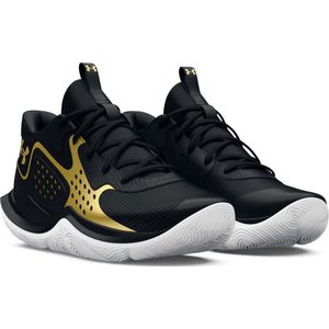 UNDER ARMOUR Ua Jet '23 Basketbalschoenen - Zwart - Metallic Goud - Diverse Bovenmaterialen