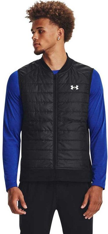 Under Armour - Storm Insulted Run Vest - Zwart - Polyester