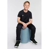 Sportshirt - Zwart - 100% Polyester - Logoprint - Voor Kinderen