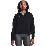 Under Armour UA Rival Fleece HZ Dames Trui - Zwart