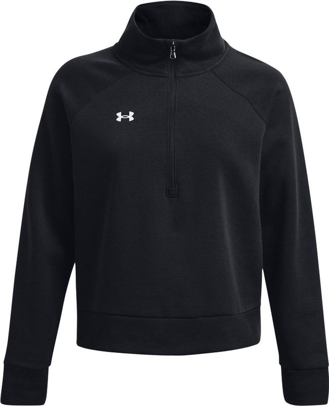 Under Armour UA Rival Fleece HZ Dames Trui - Zwart