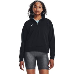 Under Armour UA Rival Fleece HZ Dames Trui - Zwart