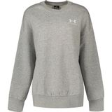 Under Armour - Pullover Essential Flc Os Crew - Grijs - Dames