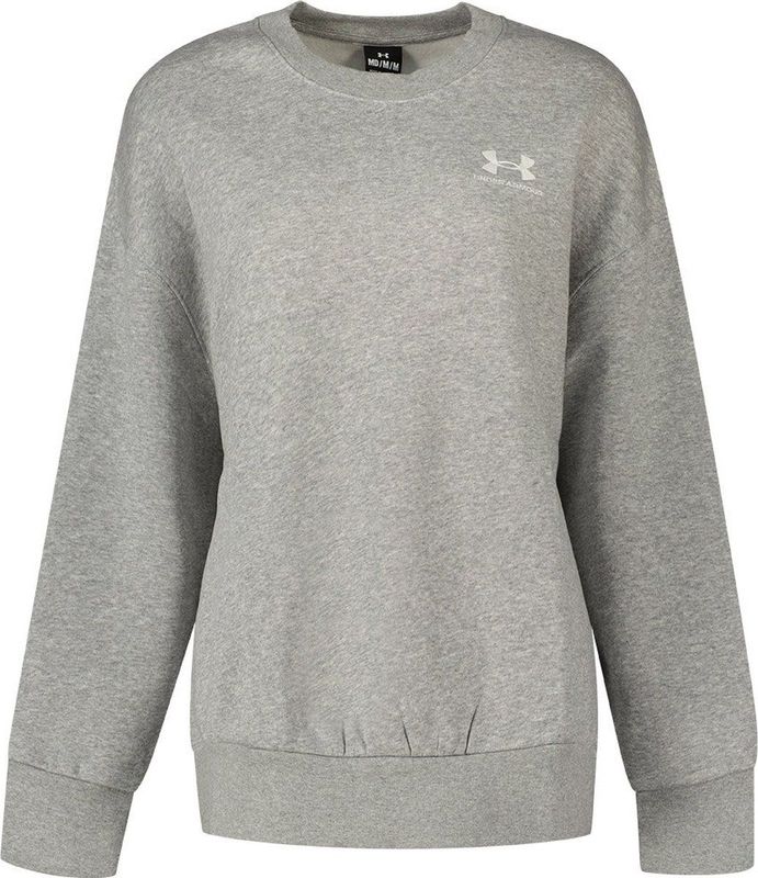 Under Armour - Pullover Essential Flc Os Crew - Grijs - Dames