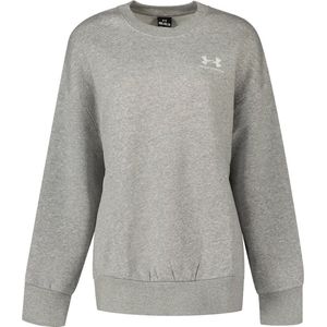 Under Armour - Pullover Essential Flc Os Crew - Grijs - Dames