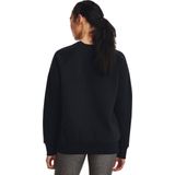 Under Armour UA Rival Fleece Crew Dames Sporttrui - Zwart