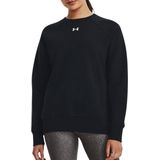 Under Armour UA Rival Fleece Crew Dames Sporttrui - Zwart