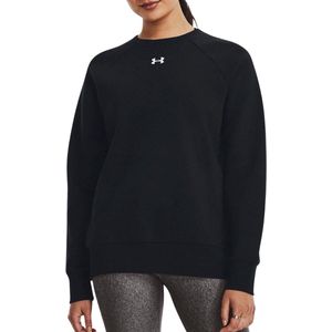 Under Armour UA Rival Fleece Crew Dames Sporttrui - Zwart