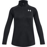 Under Armour Tech Graphic Zip Meisjes Sportshirt Zwart
