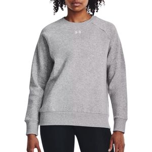 Under Armour UA Rival Fleece Crew Dames Sporttrui - Grijs