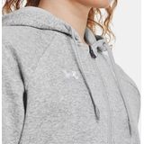 Under Armour UA Rival Fleece FZ Hoodie Dames Vest - Grijs
