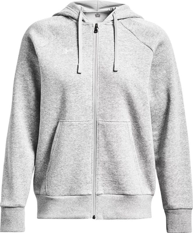 Under Armour UA Rival Fleece FZ Hoodie Dames Vest - Grijs