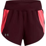 Under Armour Fly By Elite Hi Korte Broek Rood Vrouw