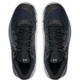 Under Armour - Jet 23 - Basketbalschoenen - Zwart - Wit - Leer - Textiel - Synthetisch