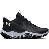Under Armour - Jet 23 - Basketbalschoenen - Zwart - Wit - Leer - Textiel - Synthetisch