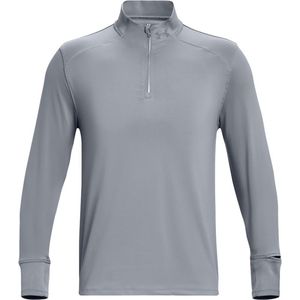 Under Armour Qualifier Run Halve Rits Sweatshirt Grijs Man