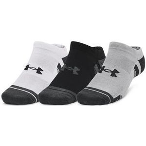 Under Armour - Performance Tech - Sokken - Grijs/Wit - 3-pack - Maat 42-47.5 EU