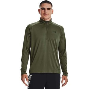 Under Armour UA Tech Zip Heren Sportshirt Groen