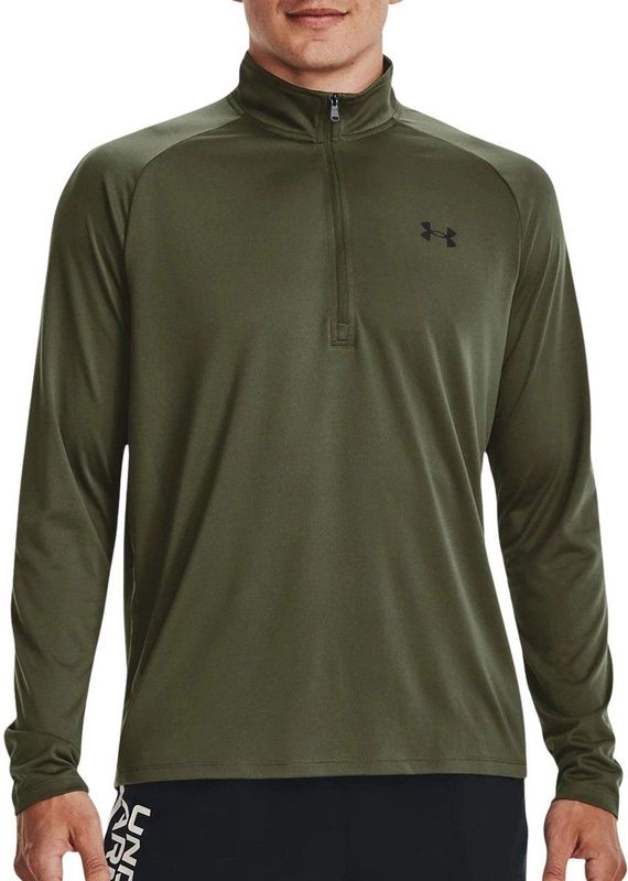 Under Armour - Tech - Herenshirt - Regular Fit - Lange Mouwen - Ritssluiting