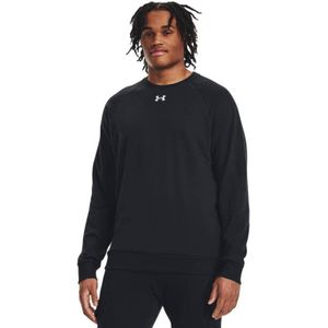 Under Armour UA Rival Fleece Crew Heren Trui - Zwart - Maat XXL