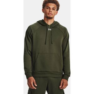 Under Armour Rival Fleece Herenhoodie Marine OD Green White - 390