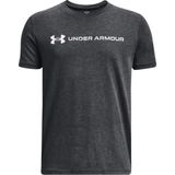 Under Armour - Logo Wordmark - T-shirt - Zwart - Korte Mouwen