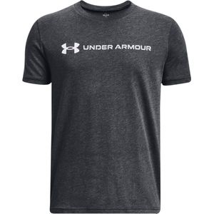 Under Armour - Logo Wordmark - T-shirt - Zwart - Korte Mouwen