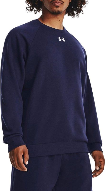 Under Armour - Rival Fleece Crew - Trui - Blauw - Fleece