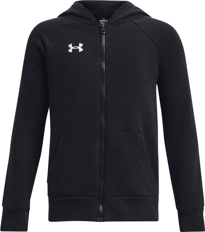 Under Armour UA Rival Fleece FZ Hoodie Jongens Vest - Zwart