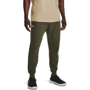 Under Armour Rival Fleece Herenjoggingbroek Marine OD Green White - 390 Maat S