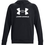 Under Armour - UA Rival Fleece Logo Hoodie - Zwart - Hoodie