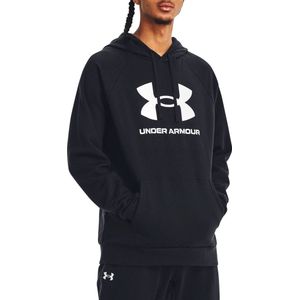 Under Armour - UA Rival Fleece Logo Hoodie - Zwart - Hoodie
