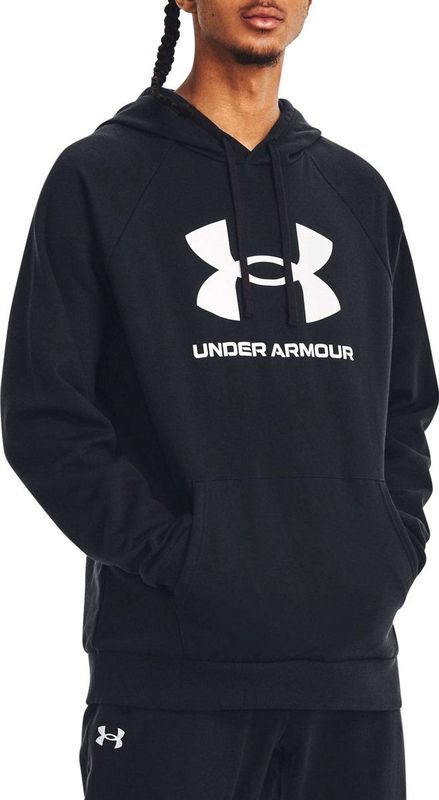 Under Armour - UA Rival Fleece Logo Hoodie - Zwart - Hoodie
