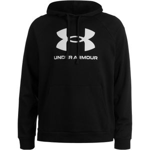 Under Armour Rival Fleece Box Logo Hoodie, Running Hoodie met Grafisch Logo, Hooded Jumper voor Mannen met Pocket Mannen