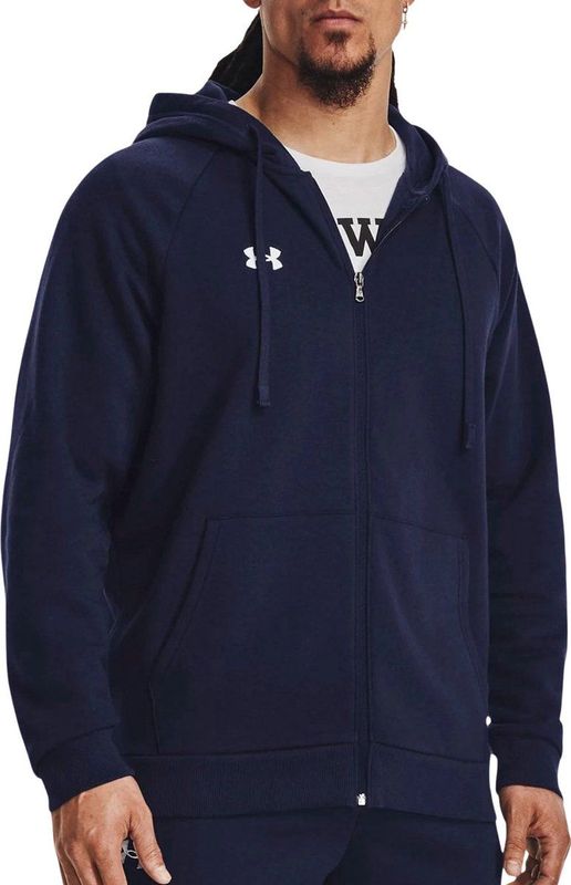Under Armour Fleece Hoodie Heren Vest - Blauw