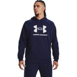 Under Armour - Rival Fleece Hoodie - Navy - 80% Katoen - 20% Polyester