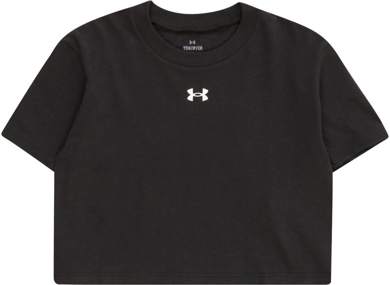 Under Armour - Sportstyle Logo T-shirt - Zwart - Korte Mouwen - Cropped