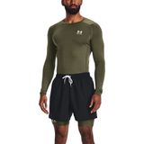 Under Armour HeatGear Compressie T-shirt met lange mouwen en ronde hals voor heren